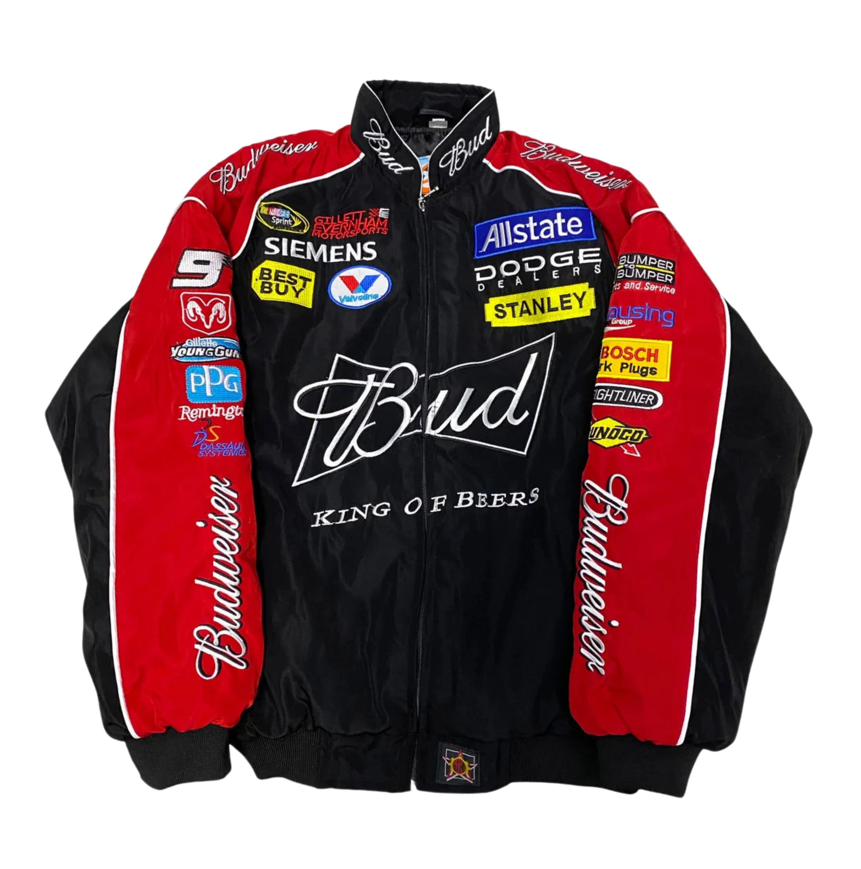 GIACCA BUDWEISER VINTAGE NERA