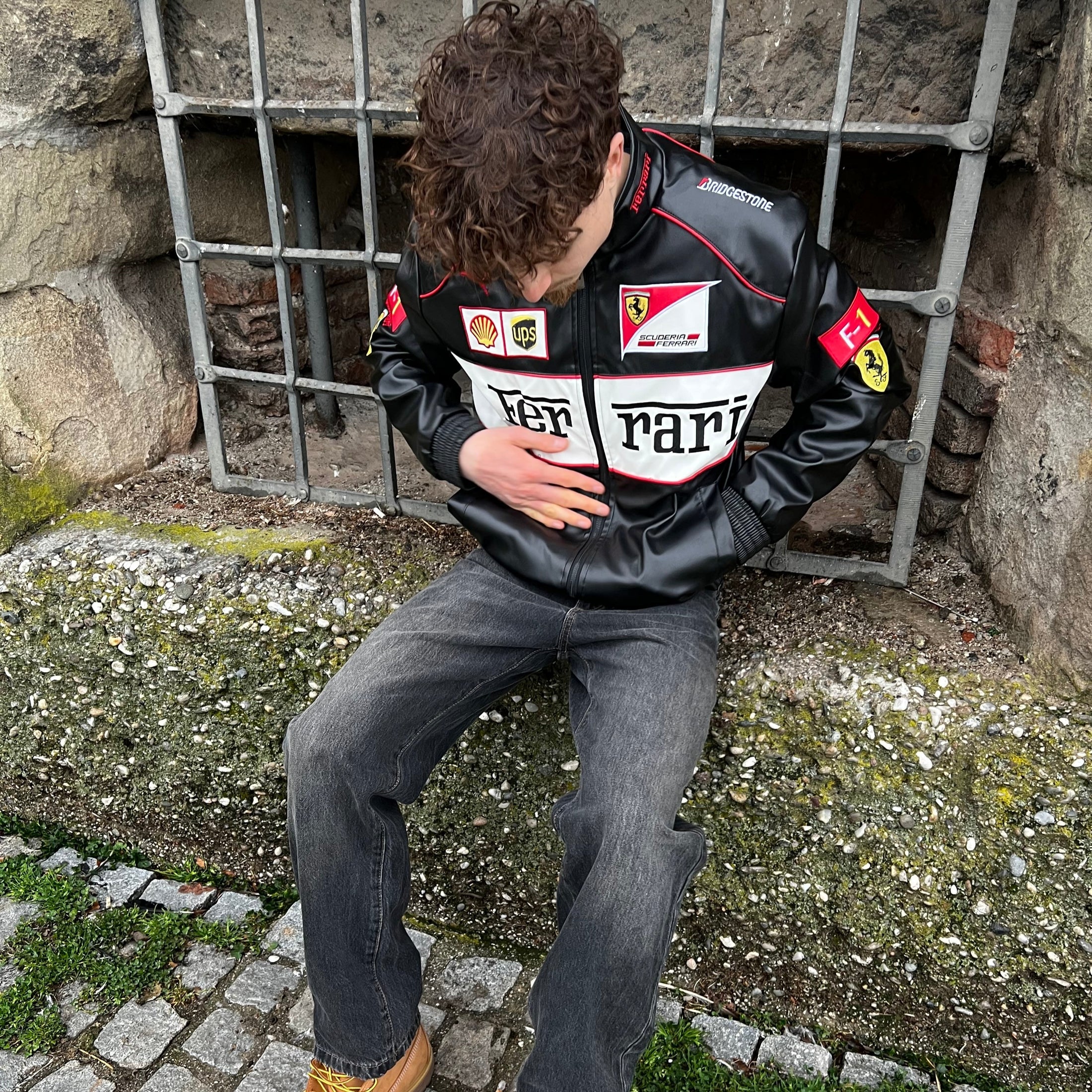 GIACCA IN PELLE DI FORMULA 1