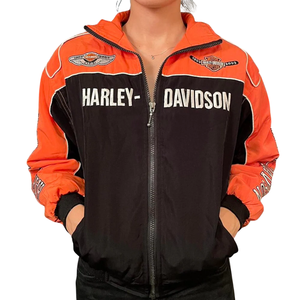 GIACCA RACING HARLEY DAVIDSON ARANCIONE