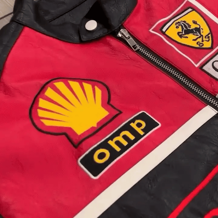 GIACCA IN PELLE FORMULA 1 ROSSA "OLYMPUS"
