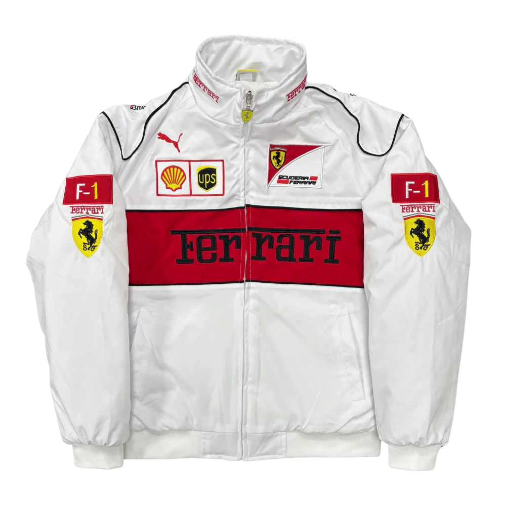 GIACCA VINTAGE FORMULA 1 BIANCA