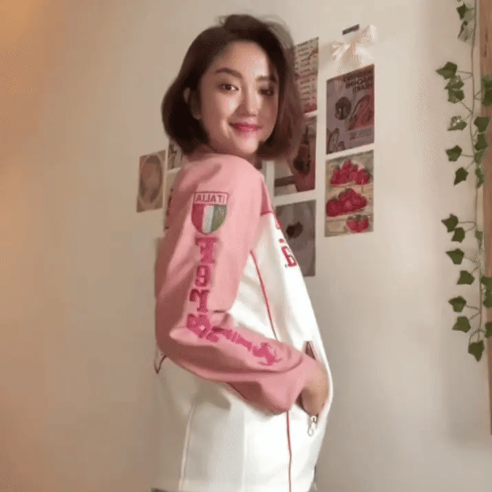 GIACCA IN PELLE FORMULA 1 ROSA "KIMI"