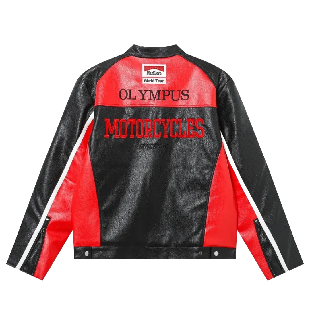 GIACCA IN PELLE FORMULA 1 ROSSA "OLYMPUS"