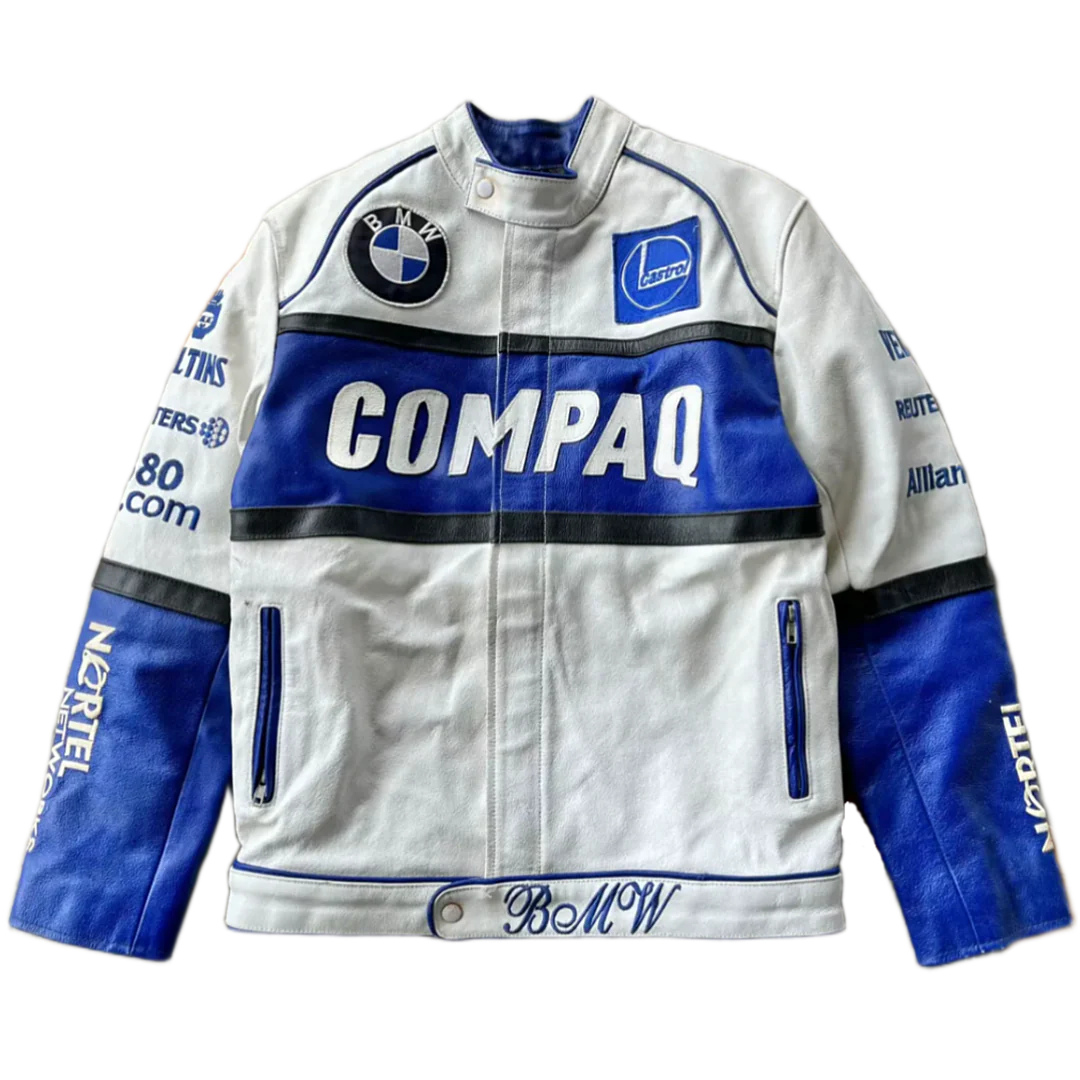 GIACCA DI PELLE BMW BIANCA