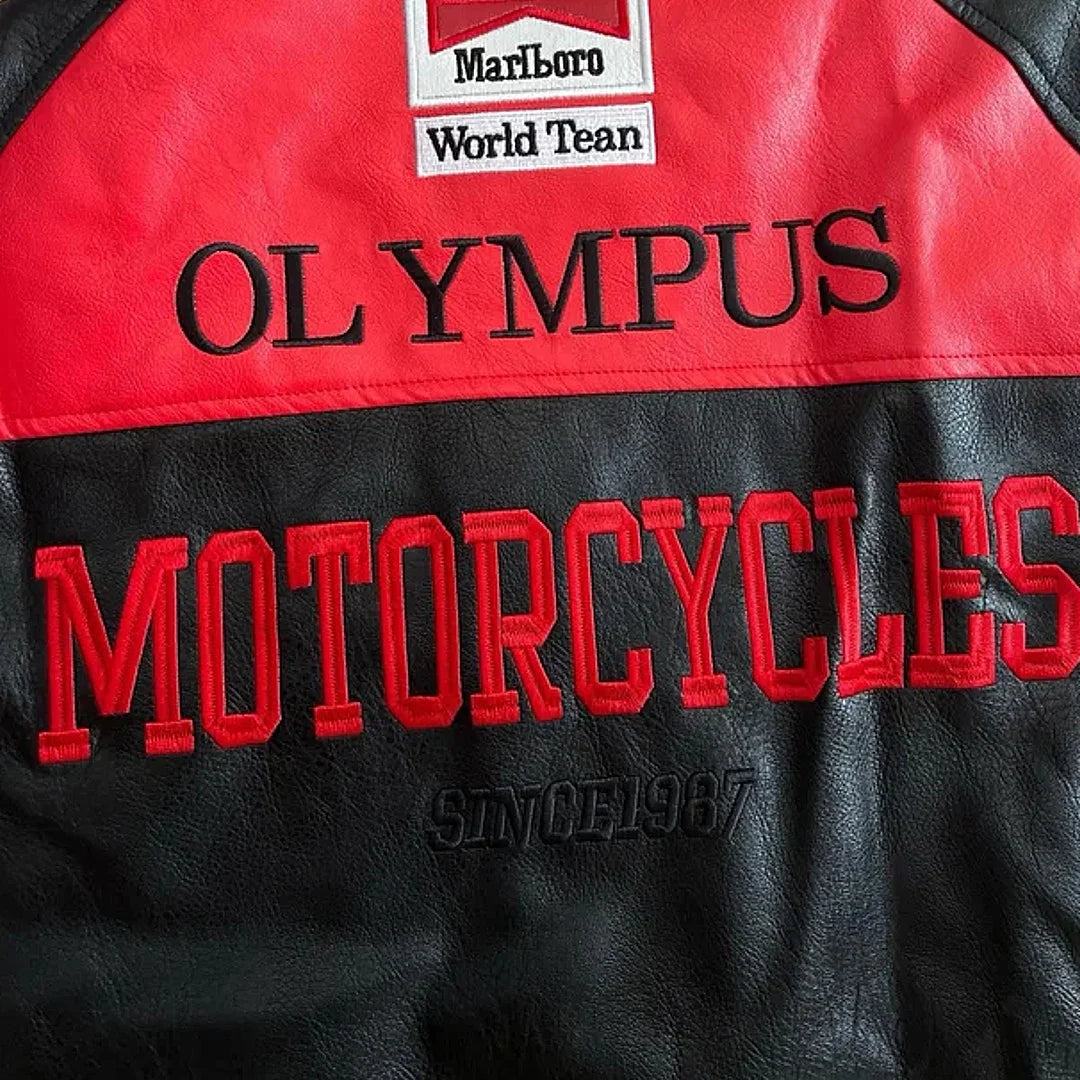 GIACCA IN PELLE FORMULA 1 ROSSA "OLYMPUS"